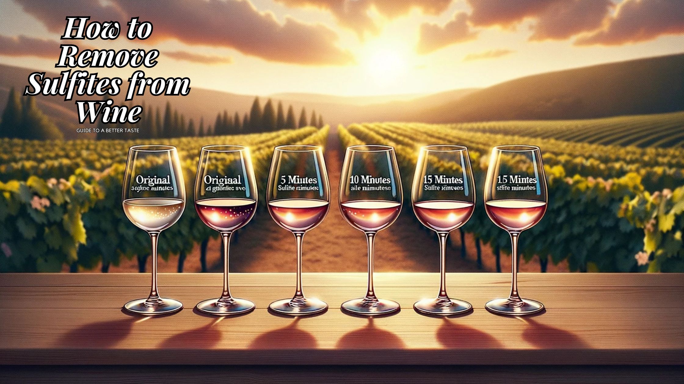 Guide to a Better Taste On How to Remove Sulfites from Wine
