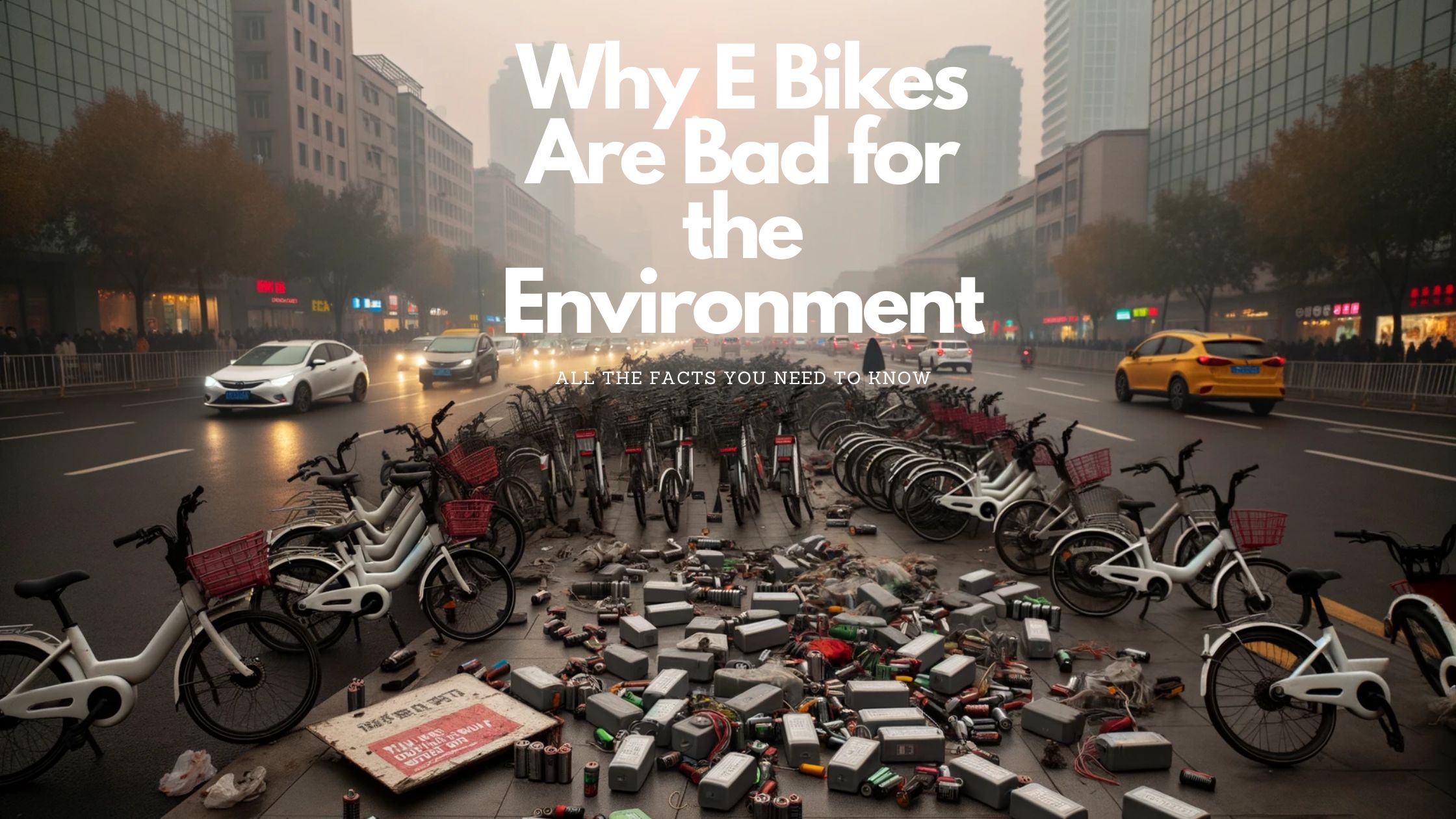 Facts That Show Why E Bikes Are Bad for the Environment