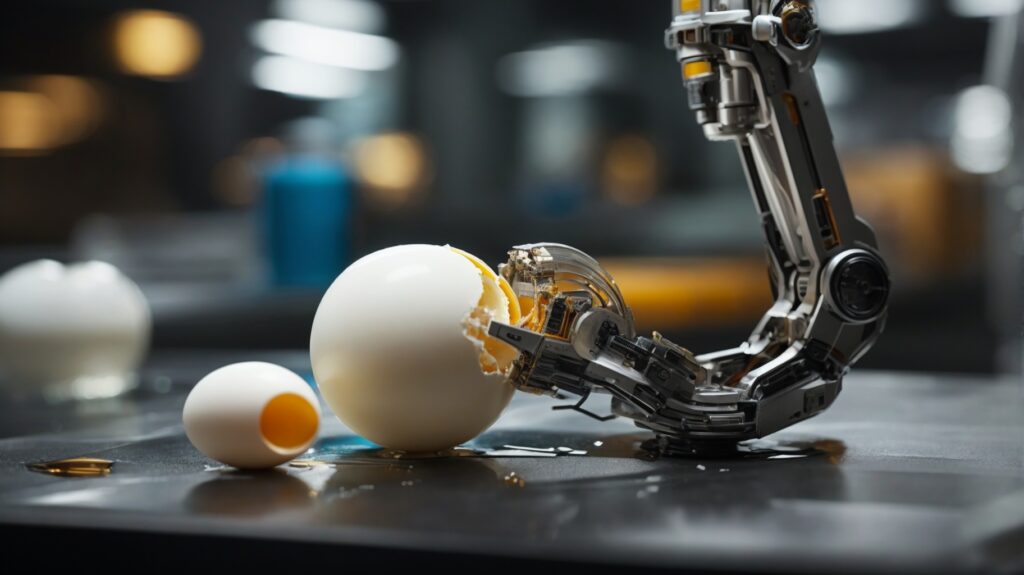 egg peeling robot