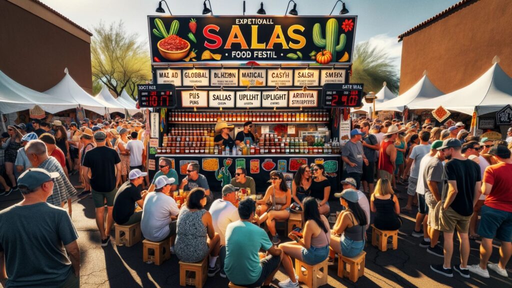 salsa and puns at arizona food festival