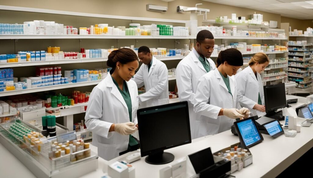 working conditions in retail pharmacies