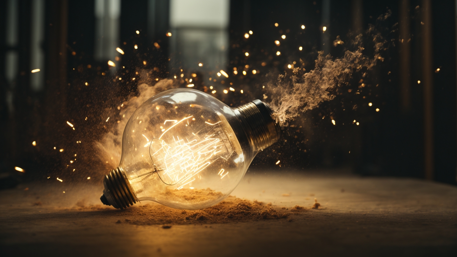 can light bulbs explode