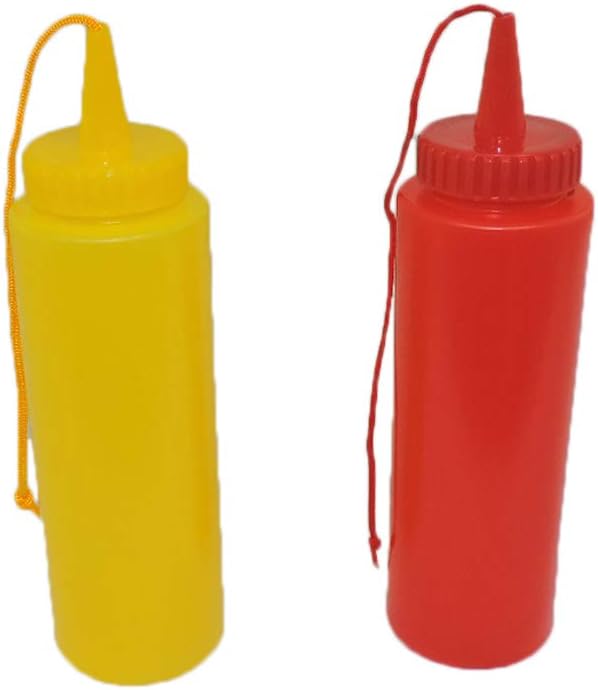 Ketchup & Mustard Fake Novelty Squirt Bottles