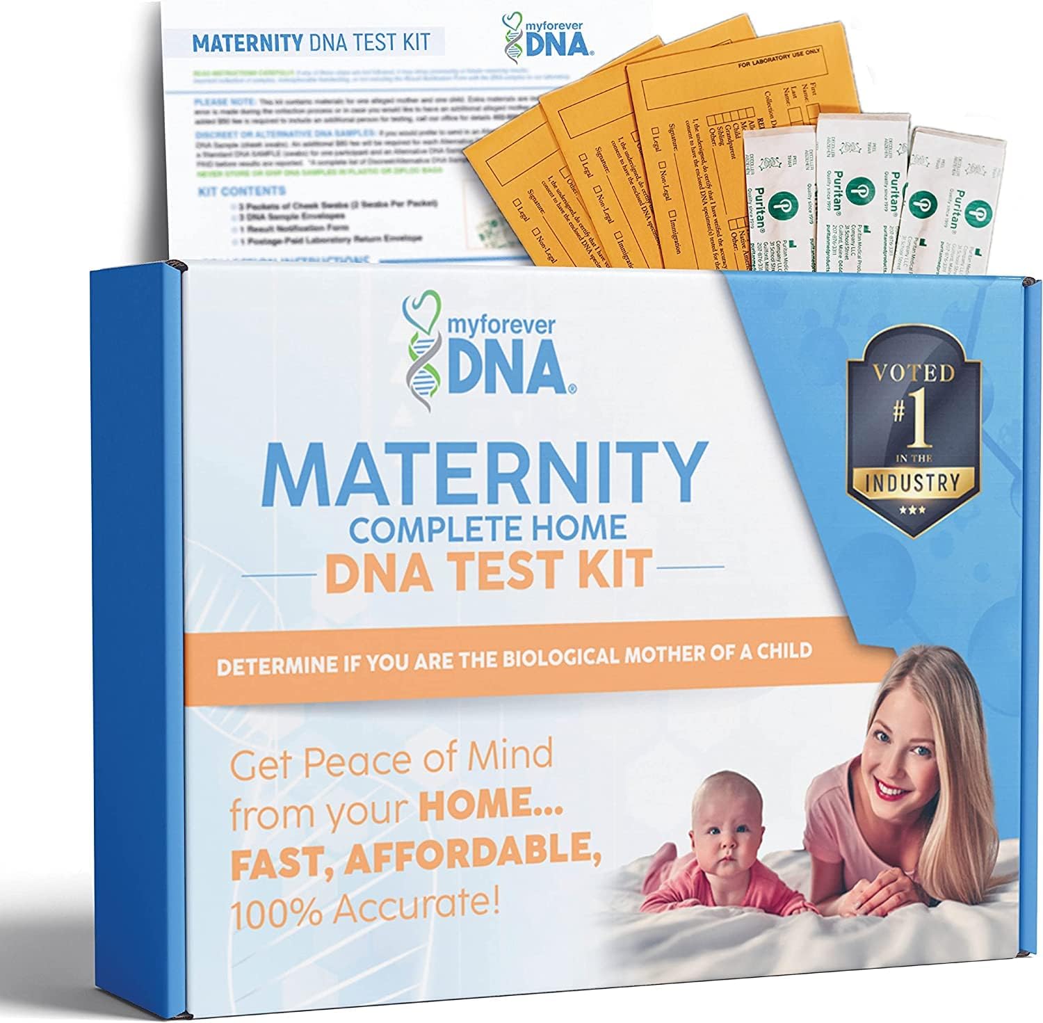 Home Maternity DNA Test Kit by My Forever DNA