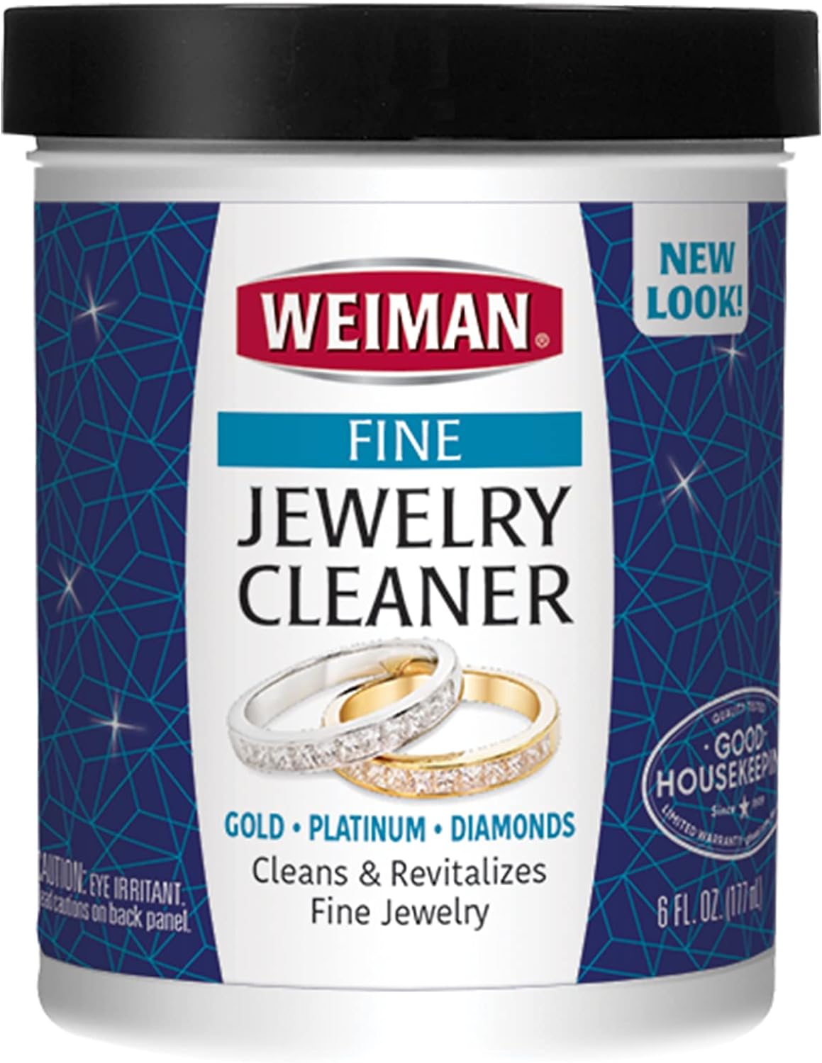 Weiman Fine Jewelry Cleaner Liquid with Cleaning Brush